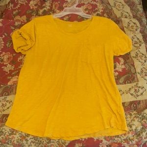 Dark yellow dressy shirt